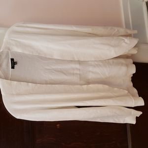 VERVE AMI L WHITE CARDIGAN